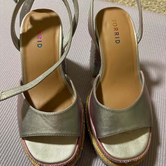 Torrid Pride Rainbow platform heels - Picture 7 of 8